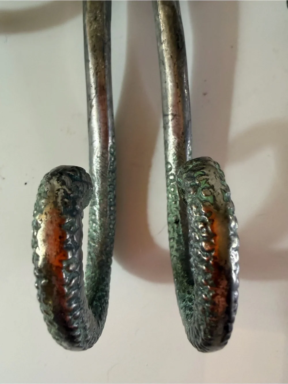Original Anthropologie Octopus Wall Hook in heavy metal made in India from 2012
